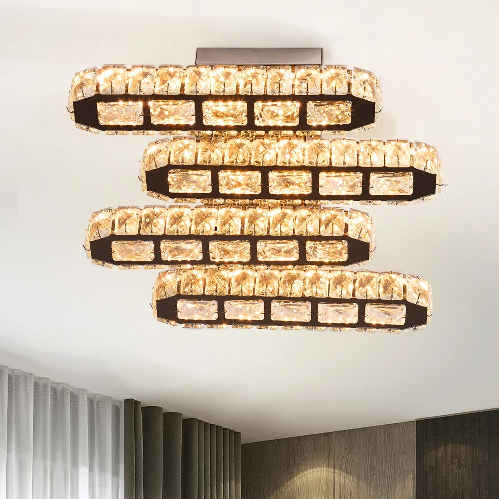 Plafonnier CRYSTALIA ARGENT